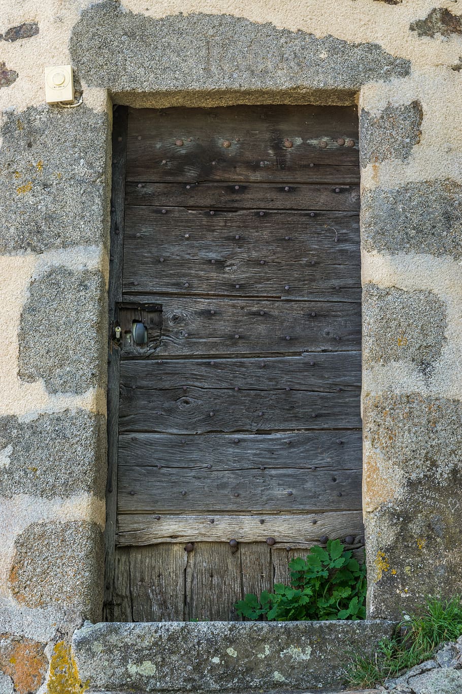 Door, Wall, Stones, built structure, architecture, stone material HD wallpaper
