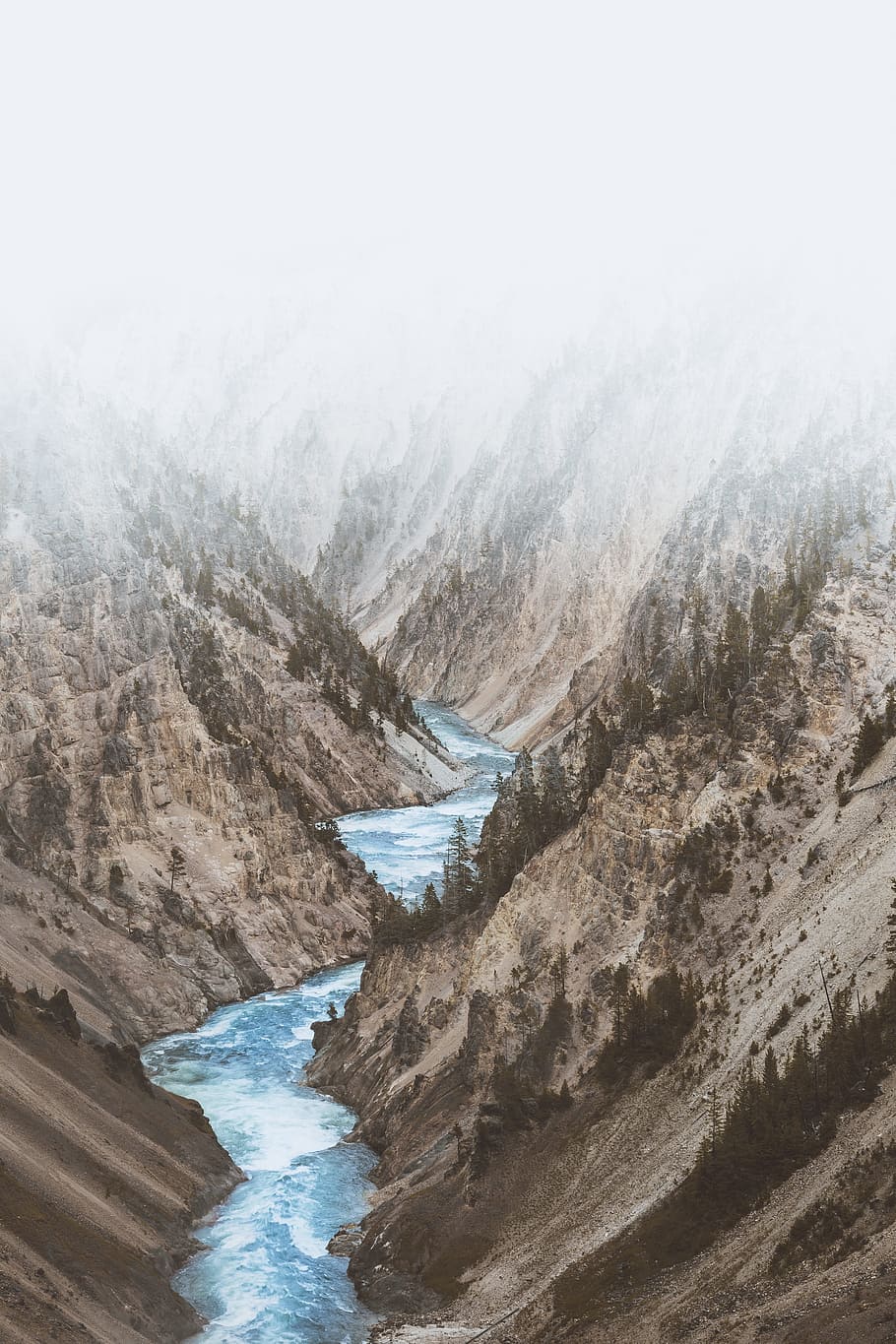 river, water, mountain, highland, trees, plant, nature, scenics - nature HD wallpaper