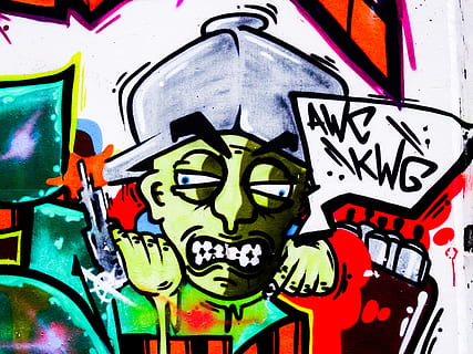 Graffiti, Letters, Font, Text, decoration, painted, wall, art HD wallpaper