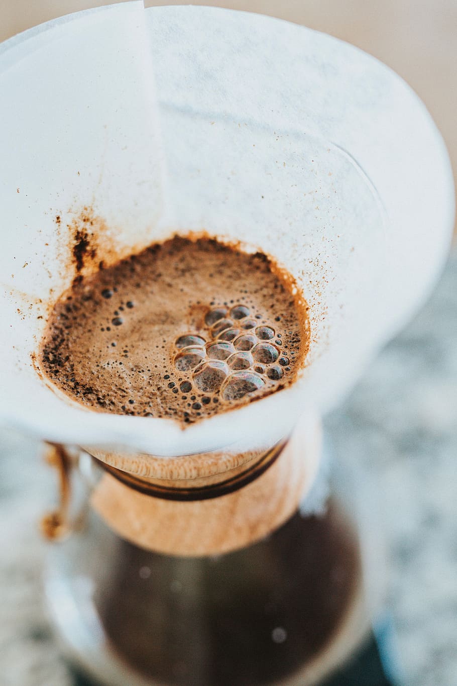 shallow focus photography of funnel with brown liquid, untitled HD wallpaper