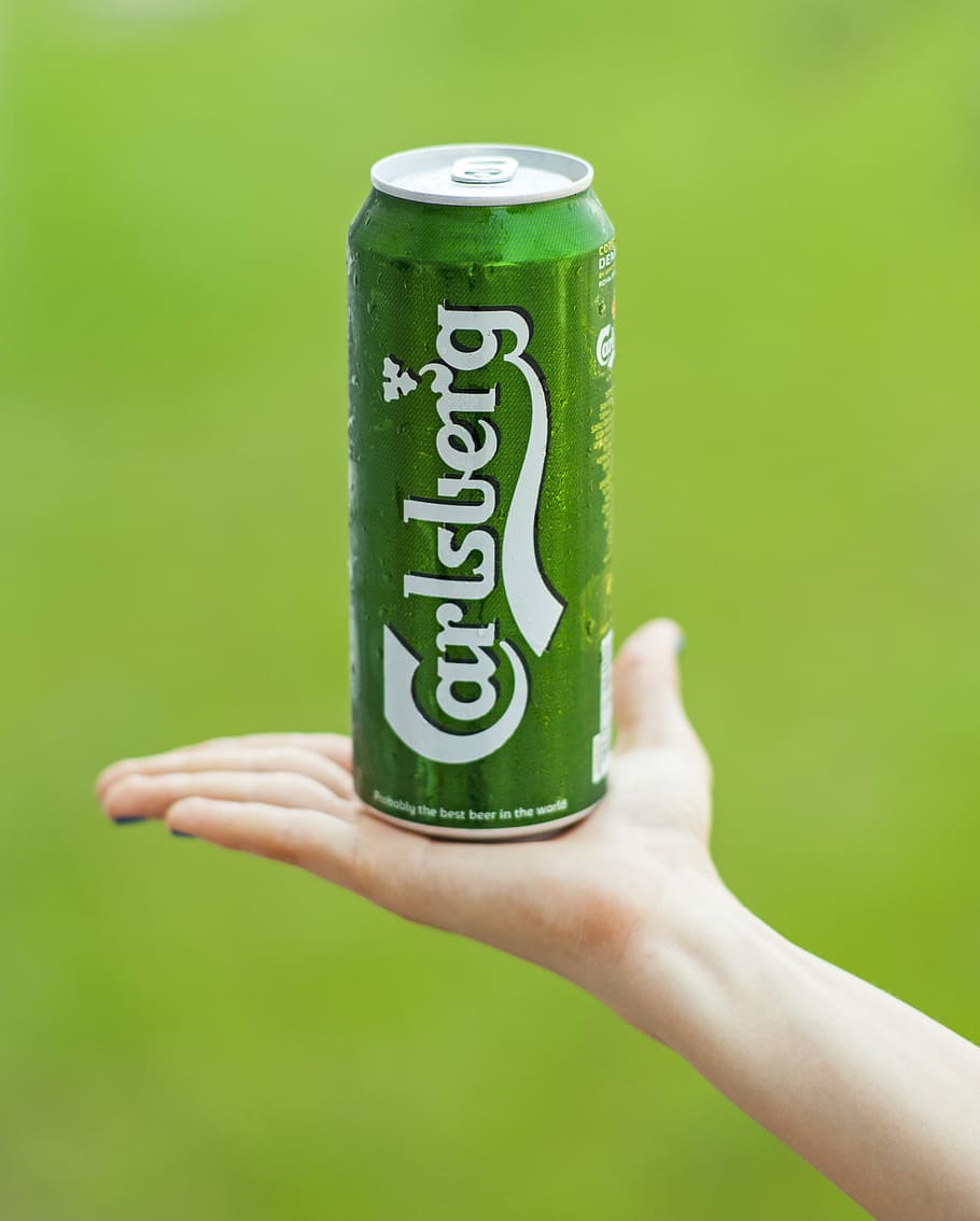 beer, green, beverage, macro, alcohol, entertainment, tin, box HD wallpaper