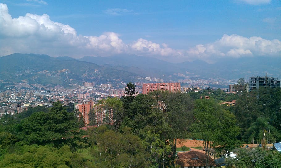 medellín, colombia, sun, sky, clouds, outdoors, tranquil, weather, HD wallpaper