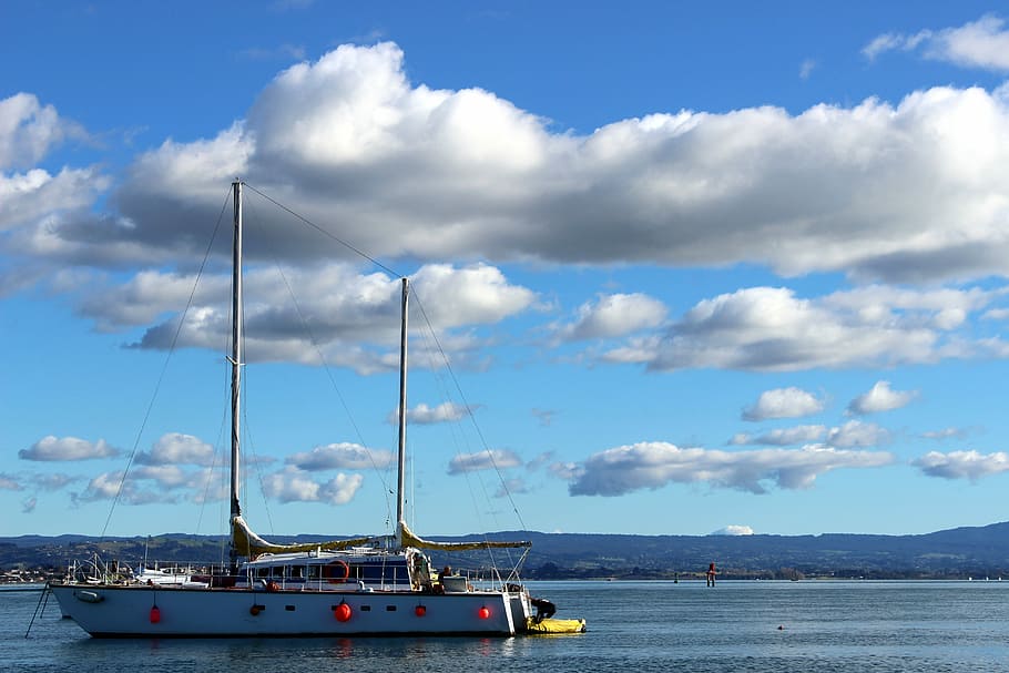 boot, anchorage, sea, ocean, transportation, nautical vessel HD wallpaper