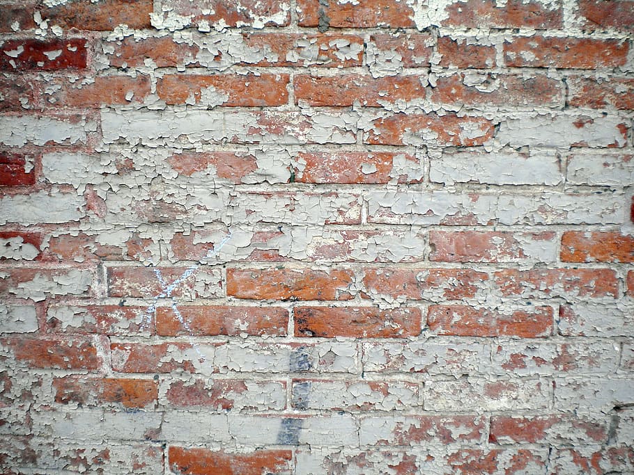 minimalist photography of gray and brown brick wall, paint HD wallpaper