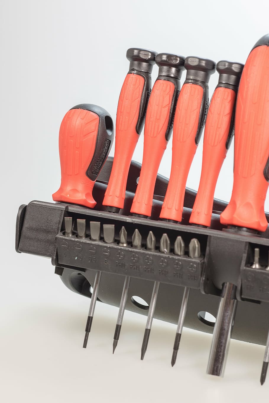 screwdriver, tool, craft, red, phillips, metal, head, background HD wallpaper