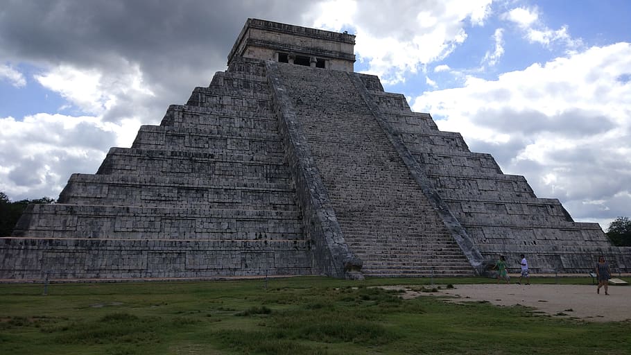 pyramid, travel, old, archeology, temple, mexico, chichen itza, HD wallpaper