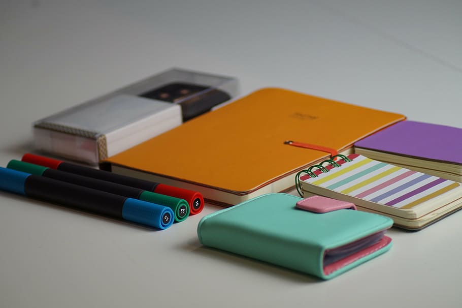 notebook, cards, design, advertise, set, document, office, paper HD wallpaper