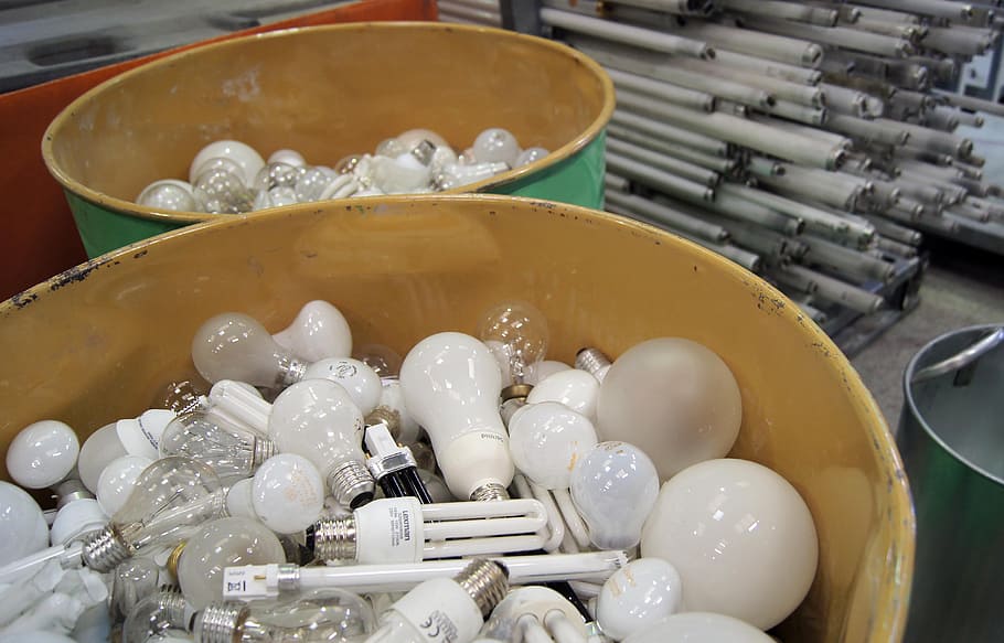 lamps, recycling, environment, large group of objects, indoors HD wallpaper