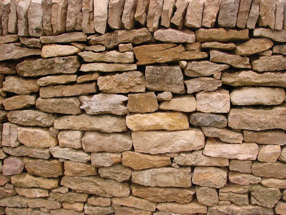 wall, stones, pattern, backgrounds, textured, full frame, brick HD wallpaper