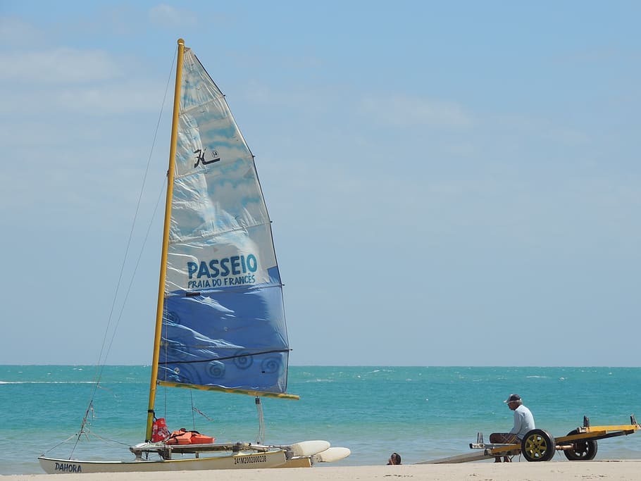 mar, raft, sky, sea, water, transportation, nautical vessel HD wallpaper