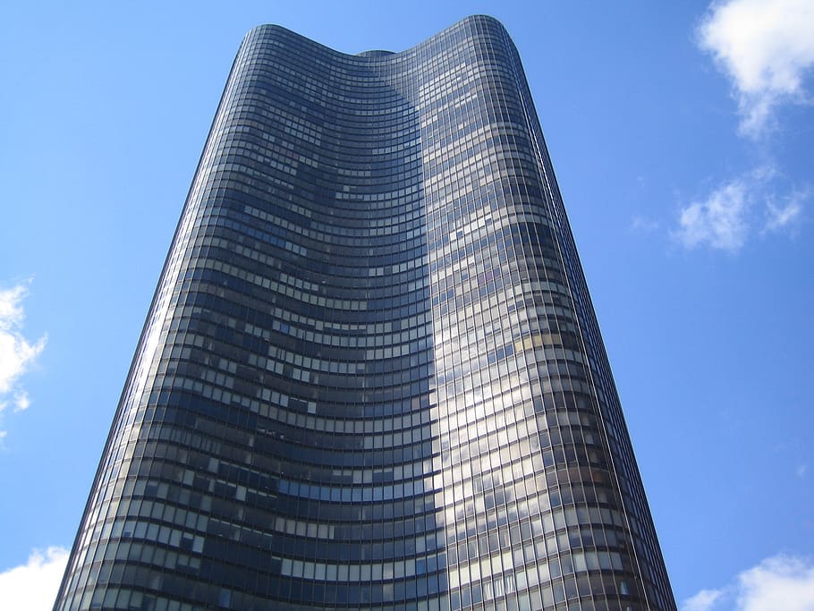 chicago, skyscraper, usa, architecture, low angle view, city HD wallpaper