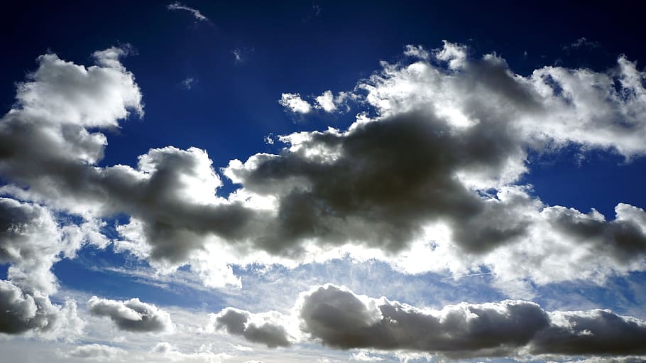 sky, cloud, blue, clouds sky, blue sky clouds, clouded, summer HD wallpaper