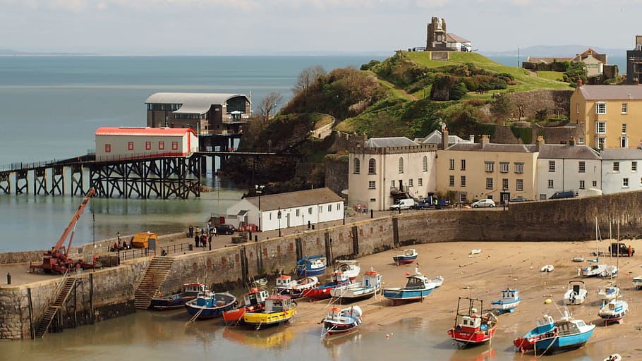 HD wallpaper: Tenby, Pembrokeshire, Beach, Wales, Sea, uk, coastal ...