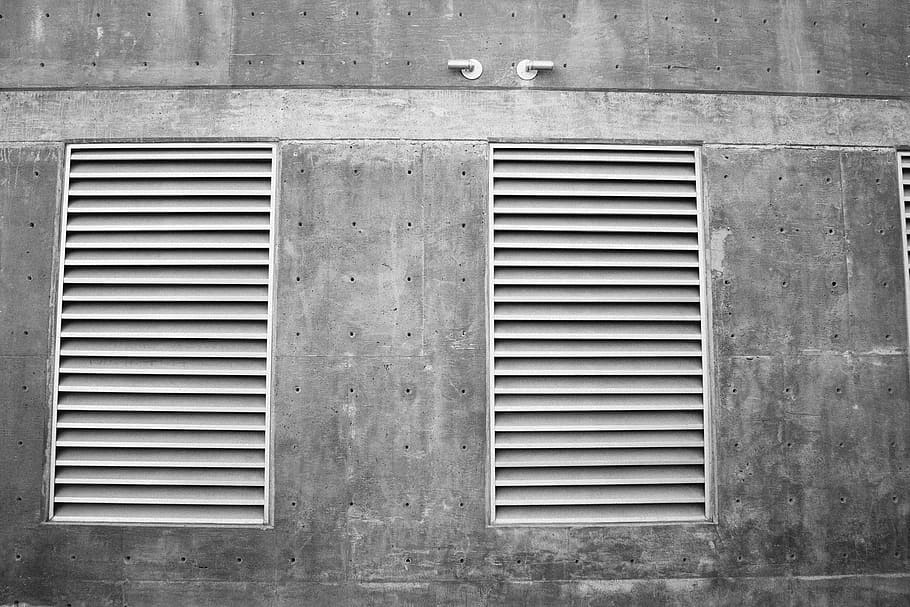 window vent grayscale photography, Window Blinds, Windows, Home HD wallpaper