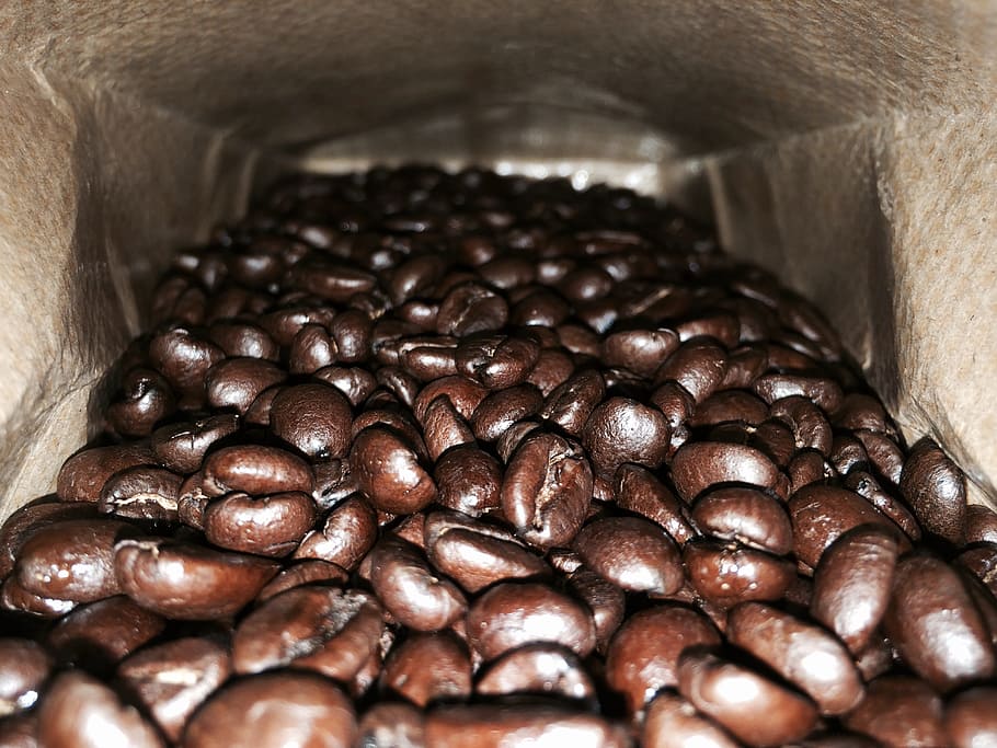 coffee, coffee beans, roasted, food and drink, roasted coffee bean HD wallpaper