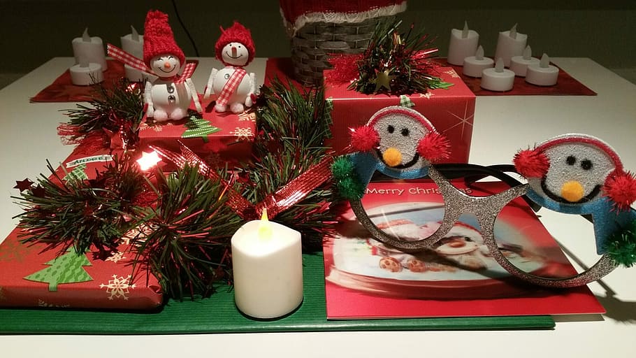 Christmas, Gift, Child, indoors, christmas decoration, celebration HD wallpaper