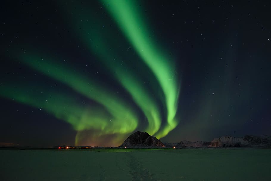 time lapse photography of Northern Lights, untitled, aurora, nothern light HD wallpaper