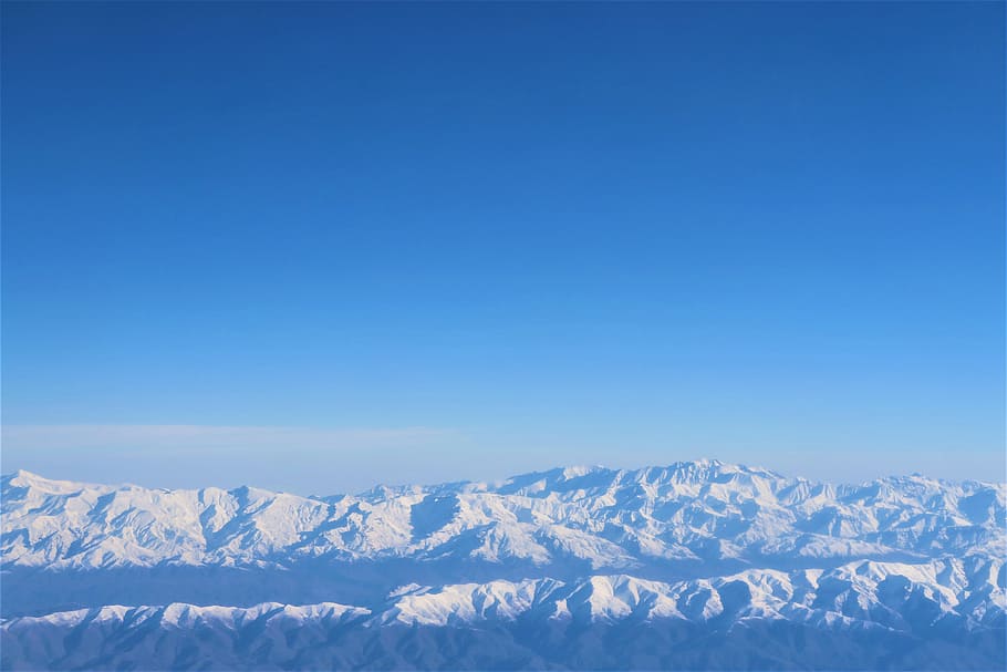 winter, nature, high, sky, snow, cold temperature, blue, scenics - nature HD wallpaper