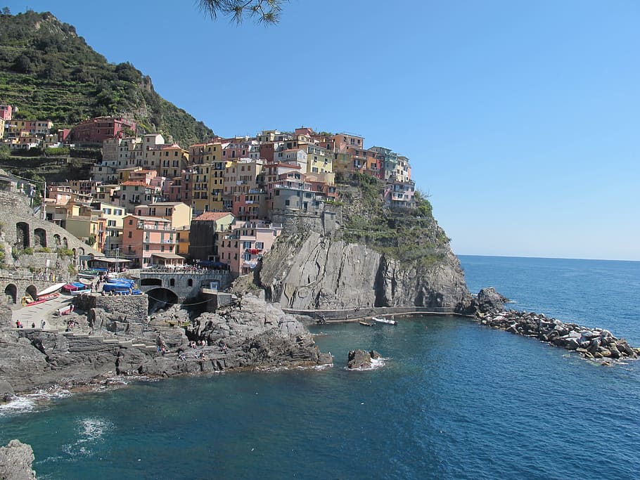 Italy, Sea, Travel, Water, summer, landscape, mediterranean, HD wallpaper