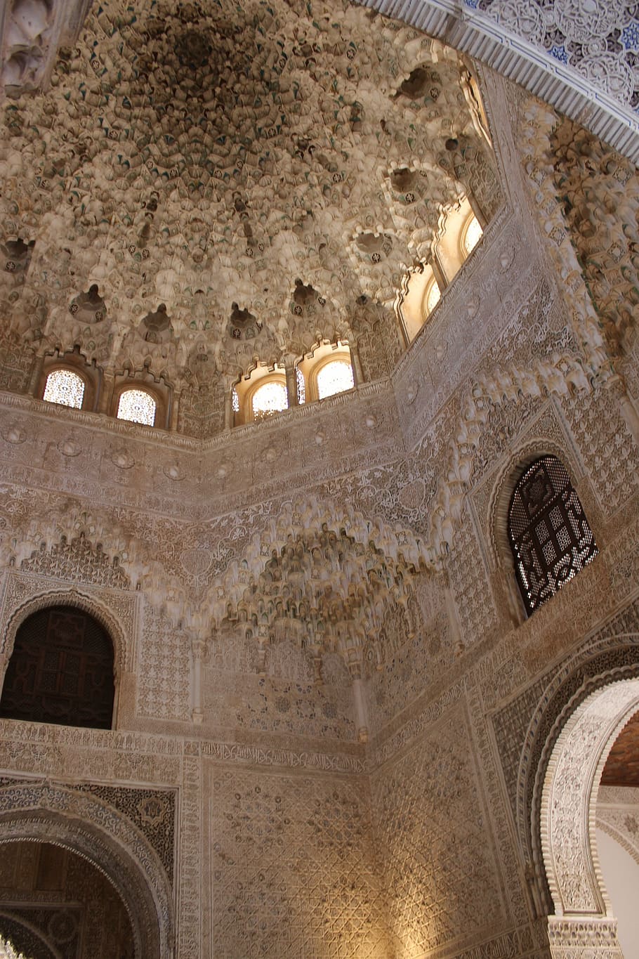 dome, lights, alhambra, architecture, history, built structure HD wallpaper