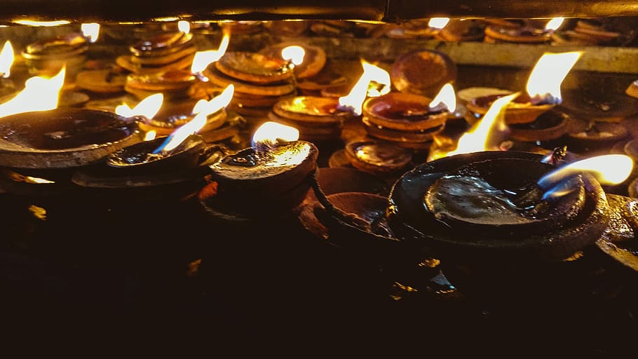 Lights, Lamp, Festivals, earthenlamp, india, culture, tradition HD wallpaper