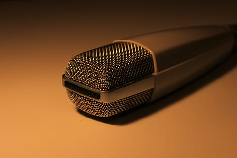 silver condenser microphone, sennheiser, vintage, md 421, sing HD wallpaper