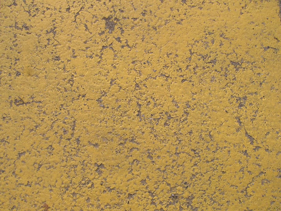 yellow surface, road, old, rusty, grunge, view, top, texture HD wallpaper