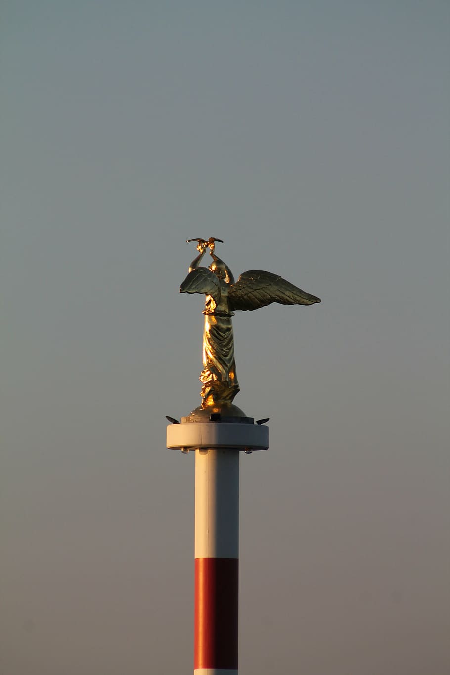 angel, statue, port, sculpture, art and craft, no people, representation HD wallpaper