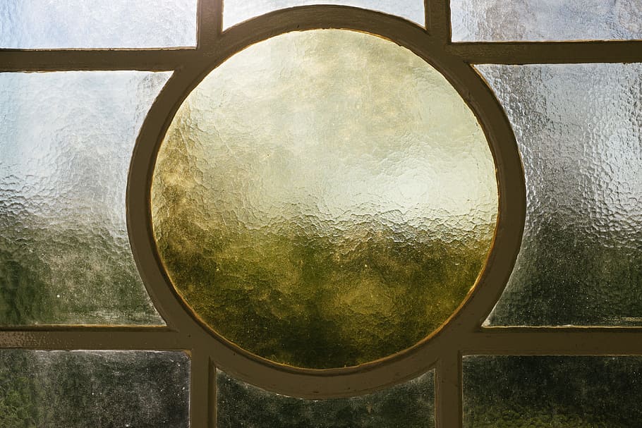 Stained glass, abstract, other, metal, reflection, circle, indoors HD wallpaper