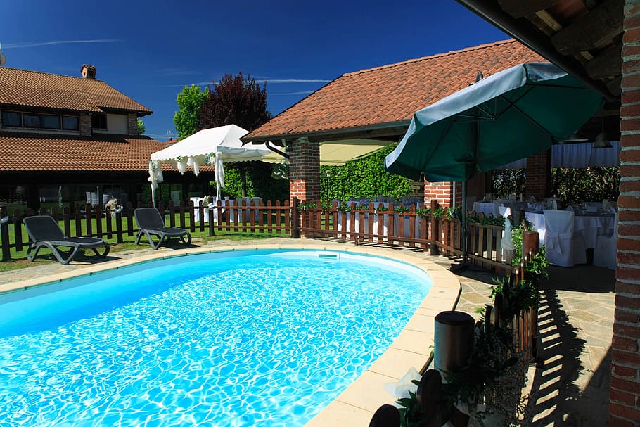 pool, restaurant, meeting, swimming pool, architecture, building exterior HD wallpaper