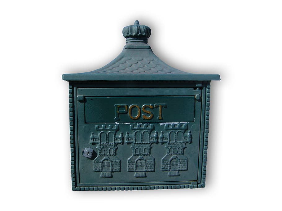 Mailbox, Post, Blue, Letter, Boxes, letter boxes, blacksmithing, HD wallpaper