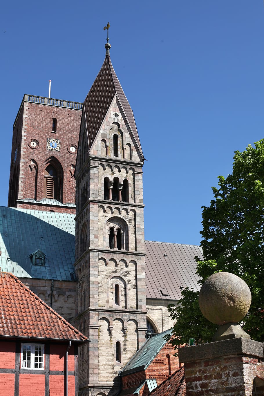 ribe, dom, denmark, landmark, viking, commercial town, anno 1150 HD wallpaper