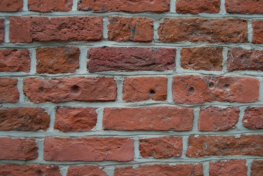 brick, lake dusia, hole, brick wall, architecture, wall - building feature HD wallpaper