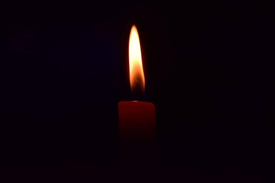 Candle, Candlelight, Flame, atmosphere, heat, burn, christmas HD wallpaper