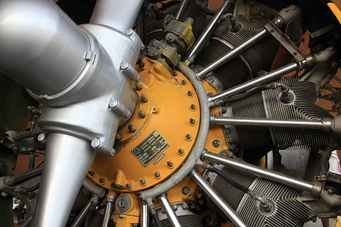 turkey, istanbul, technical, museum, radial, engine, aircraft HD wallpaper