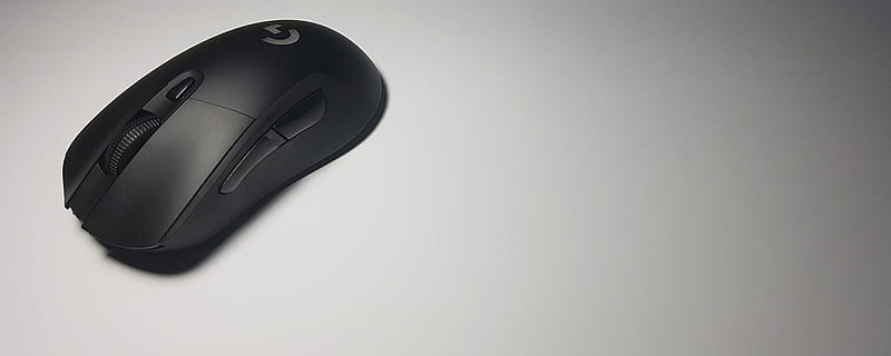 video games, mouse, device, black on white, logitech, pointer HD wallpaper