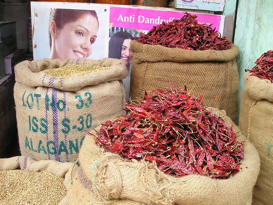 Chili, Chilli Pepper, Sharp, Hot, India, market, vegetables HD wallpaper