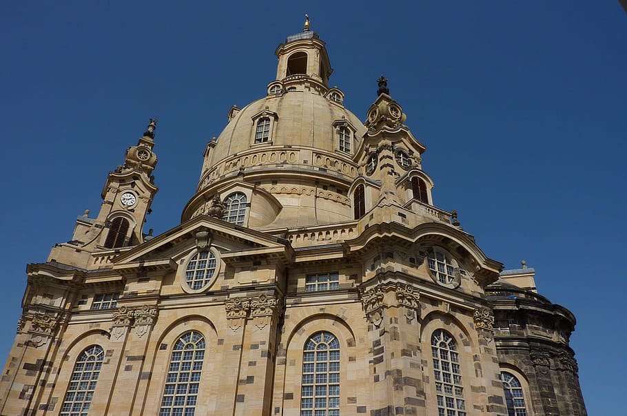 Dresden, Frauenkirche, Saxony, Landmark, germany, frauenkirche dresden, HD wallpaper