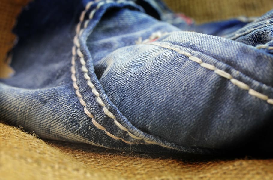 jeans, textile, macro, denim, casual clothing, close-up, indoors HD wallpaper