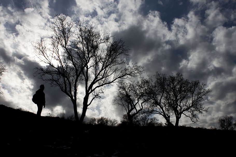 cloud, silhouette, landscape, turkey, mardin, clouds, nature HD wallpaper