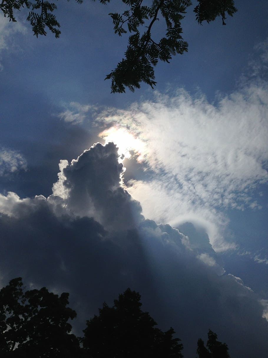 heaven, clouds, sky, light, sun, nature, blue, summer, cloudscape HD wallpaper