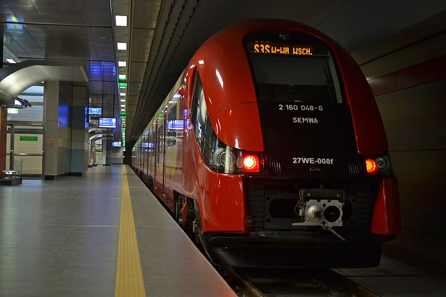 Train, Metro, Station, Peron, the station, transportation, public transportation HD wallpaper