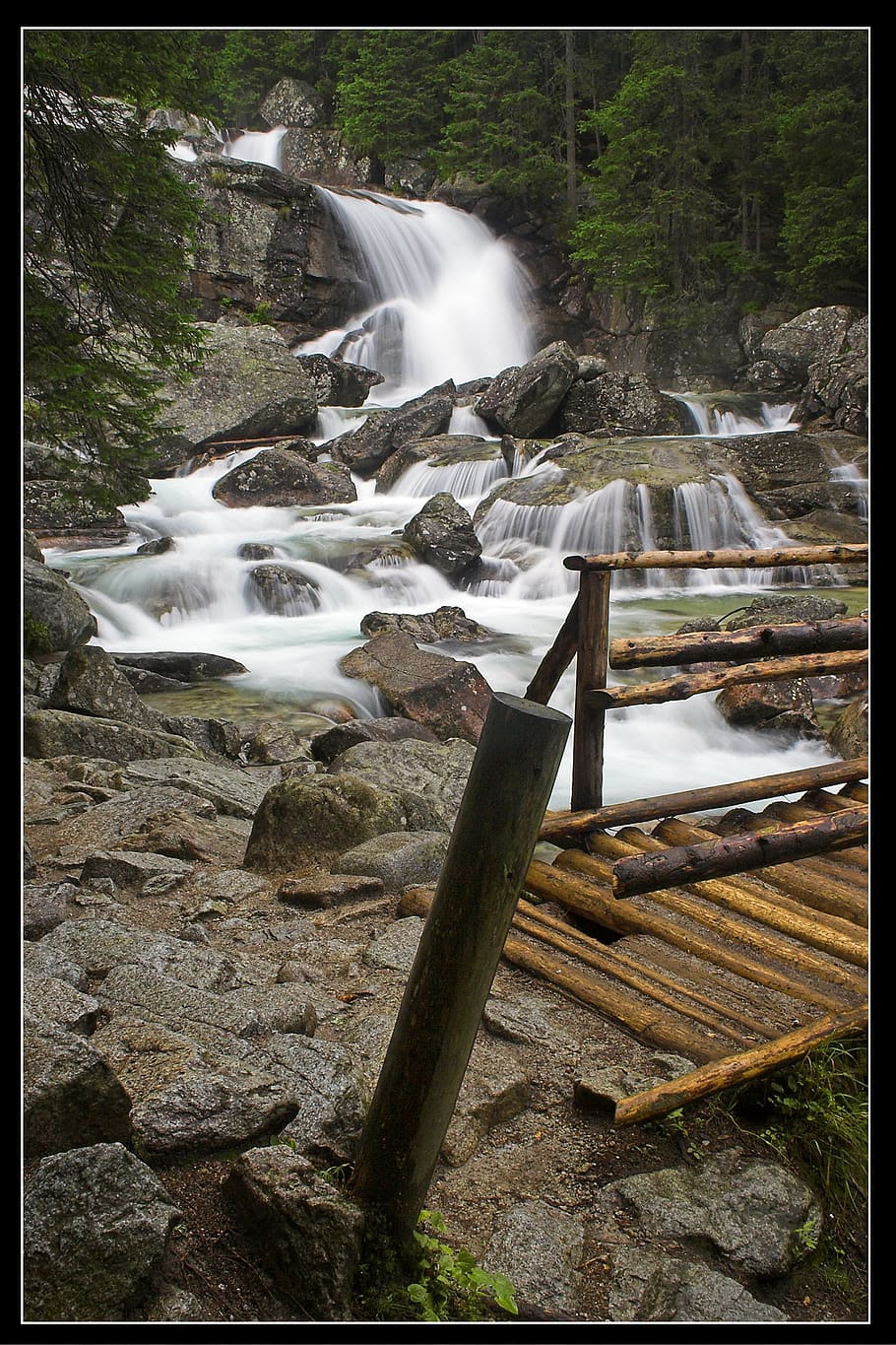 wild, stream, cold, fresh, mountains, high, slovakia, rocks HD wallpaper