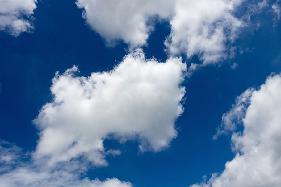 clouds, blue sky, blue sky clouds, blue sky background, cloudscape HD wallpaper