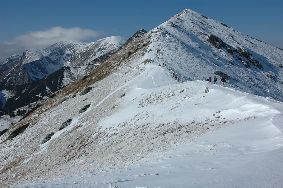 tatry, winter, mountains, snow, nature, european Alps, mountain Peak HD wallpaper
