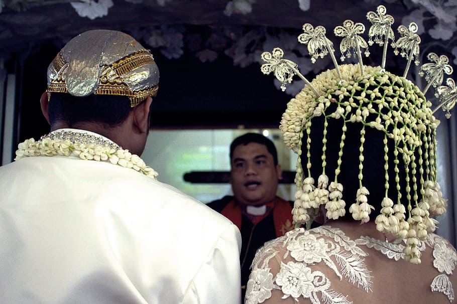 Wedding, Java, Church, Priest, traditional, indonesian, asian