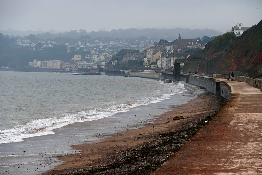 dawlish warren, devon, beach, coast, seaside, uk, sand, england HD wallpaper