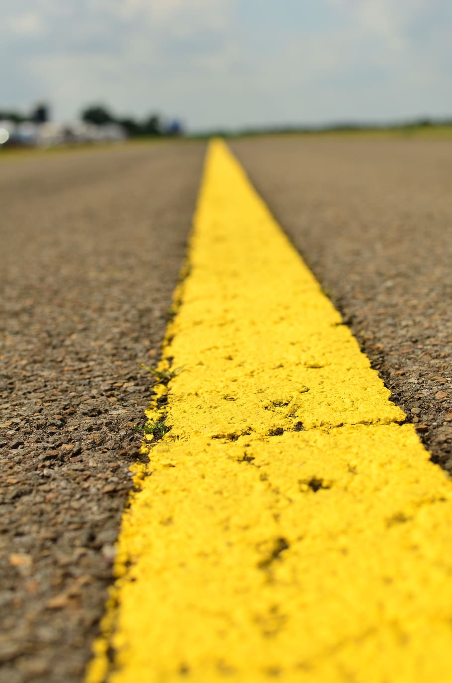asphalt, road, instructions, roadway, yellow, road marking, HD wallpaper