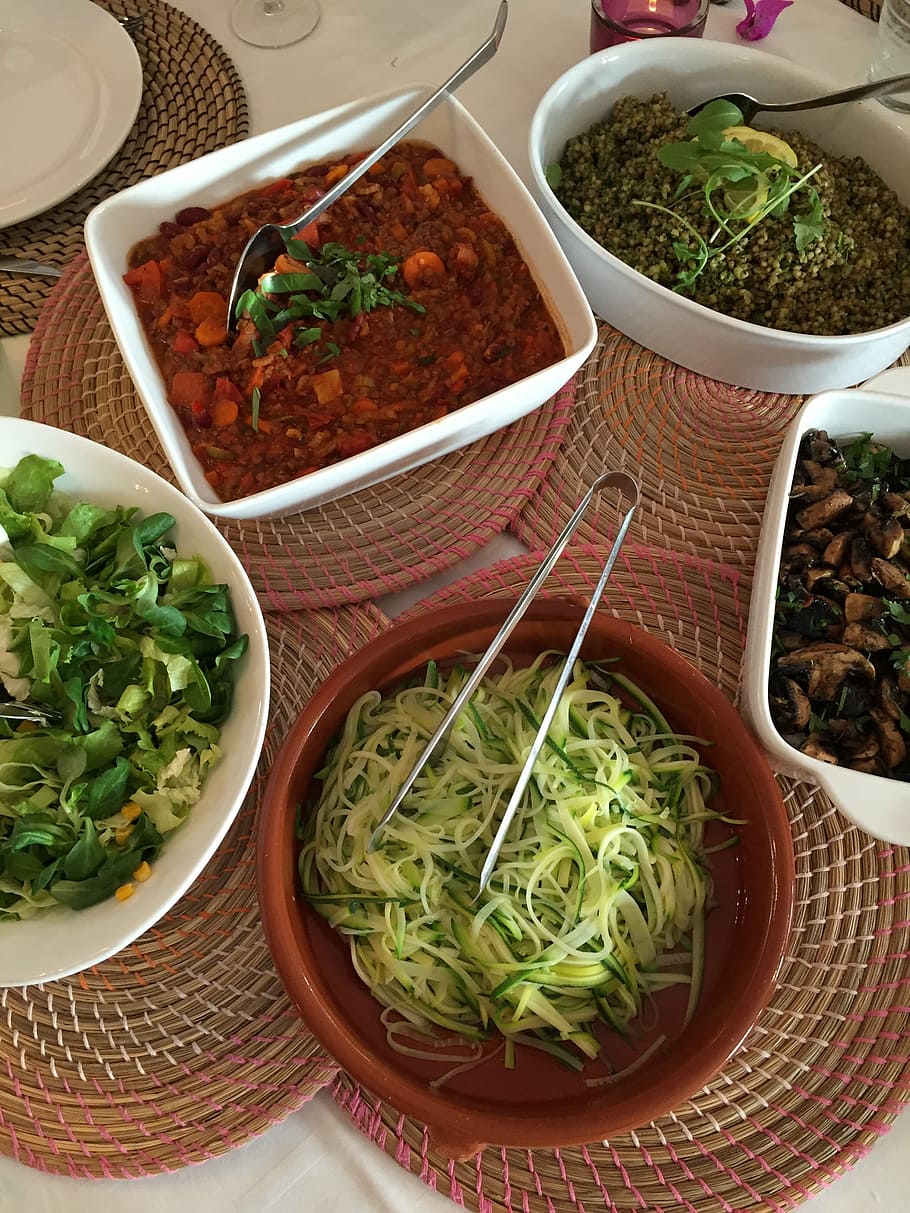 vegan, mat, salad, food, vegetable, food and drink, healthy eating HD wallpaper