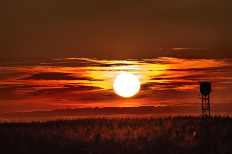 landscape, sunset, sky, evening, scenics - nature, beauty in nature HD wallpaper